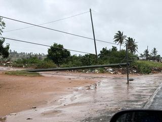 Areas Impacted by Tropical Storm Gezani in Mozambique