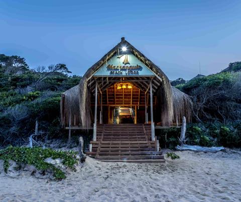 entrance to Machangulo Beach Lodge