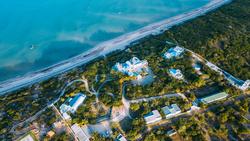 Santorini Vilanculos aerial view